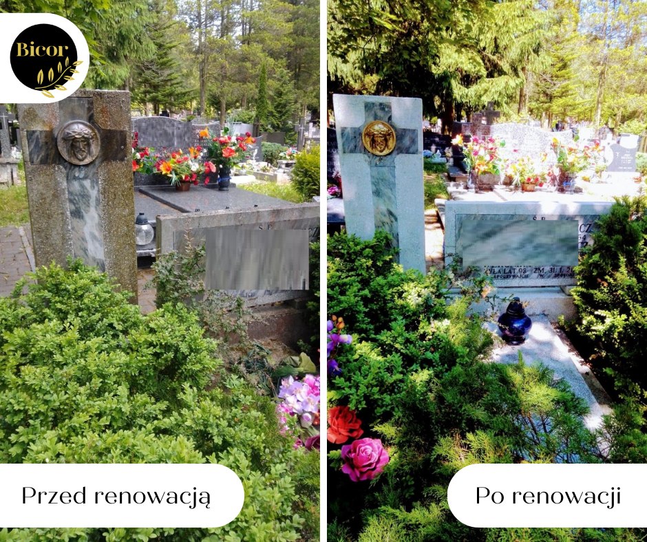 Renowacja pomnika po latach użytkowania